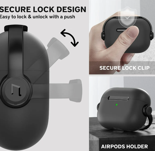 Foto 5 pulgar | Xtellar Premium: Funda Protectora Robusta Y Kit De Limpieza Para Airpods 4