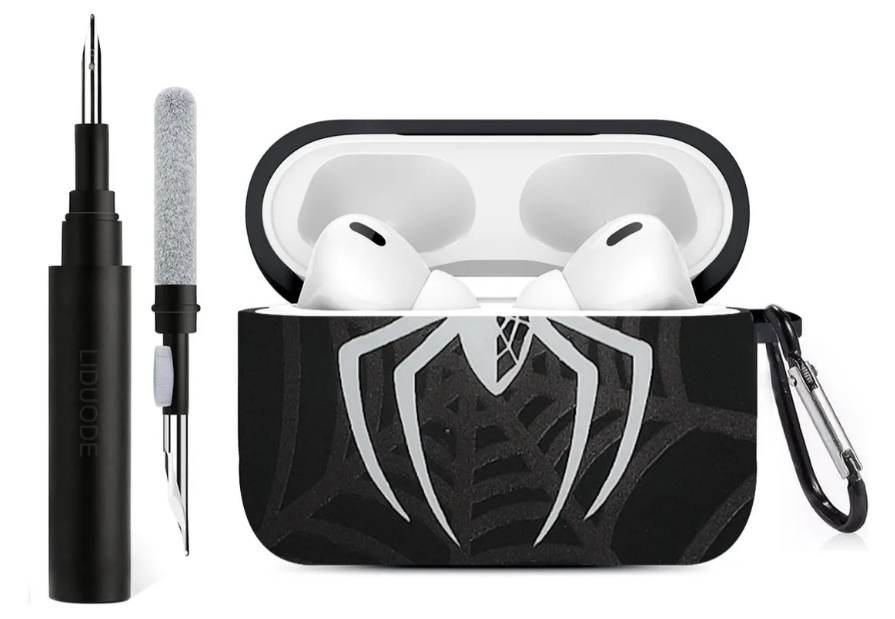 Protector Para Airpods 1 2 3 Con Cepillo De Limpieza Xtellar Deluxe