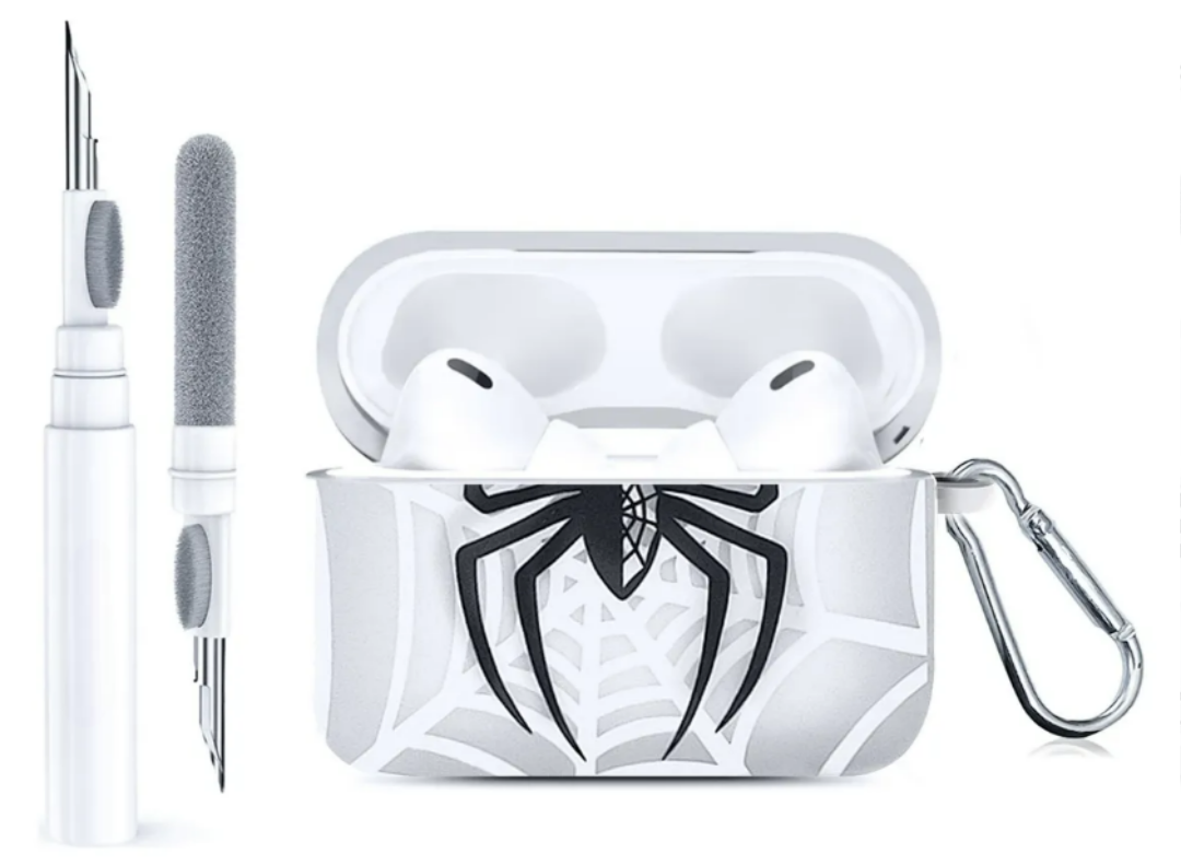 Protector Para Airpods 1 2 3 Con Cepillo De Limpieza Xtellar Deluxe