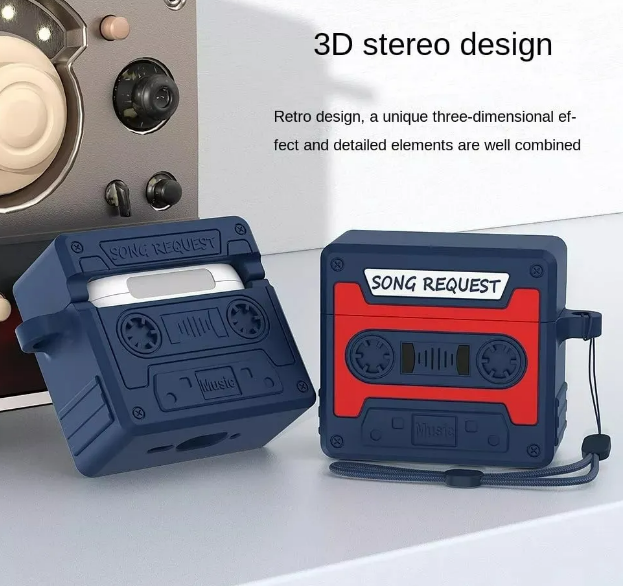 Foto 3 | Xtellar Protector Premium Para Airpods 4 - Funda De Silicona Antigolpes Y Retro
