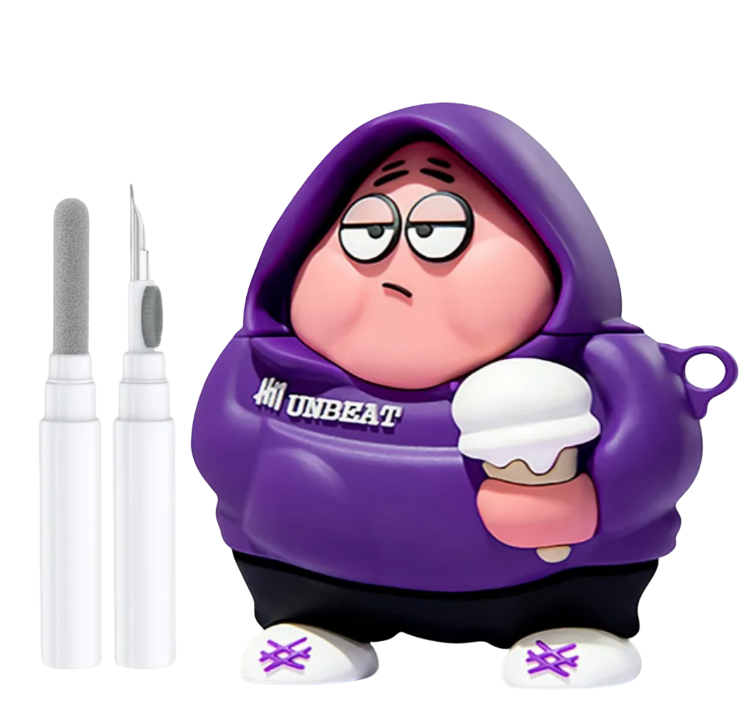 Funda Protectora Xtellar Para Airpods Con Kit Limpieza Profesional