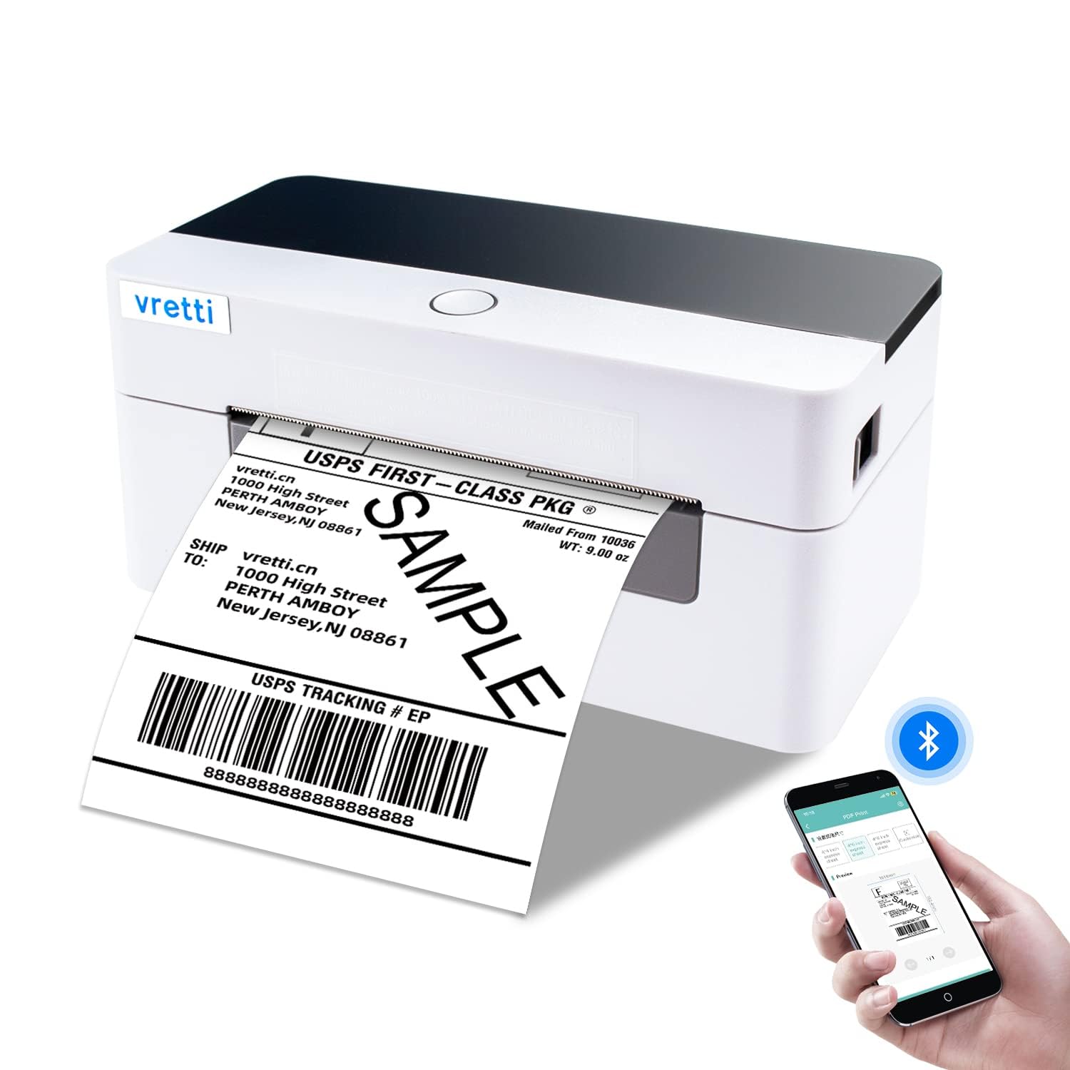 Foto 1 | Impresora Térmica De Etiquetas Vretti Bluetooth 4x6 Para Envío - Venta Internacional.