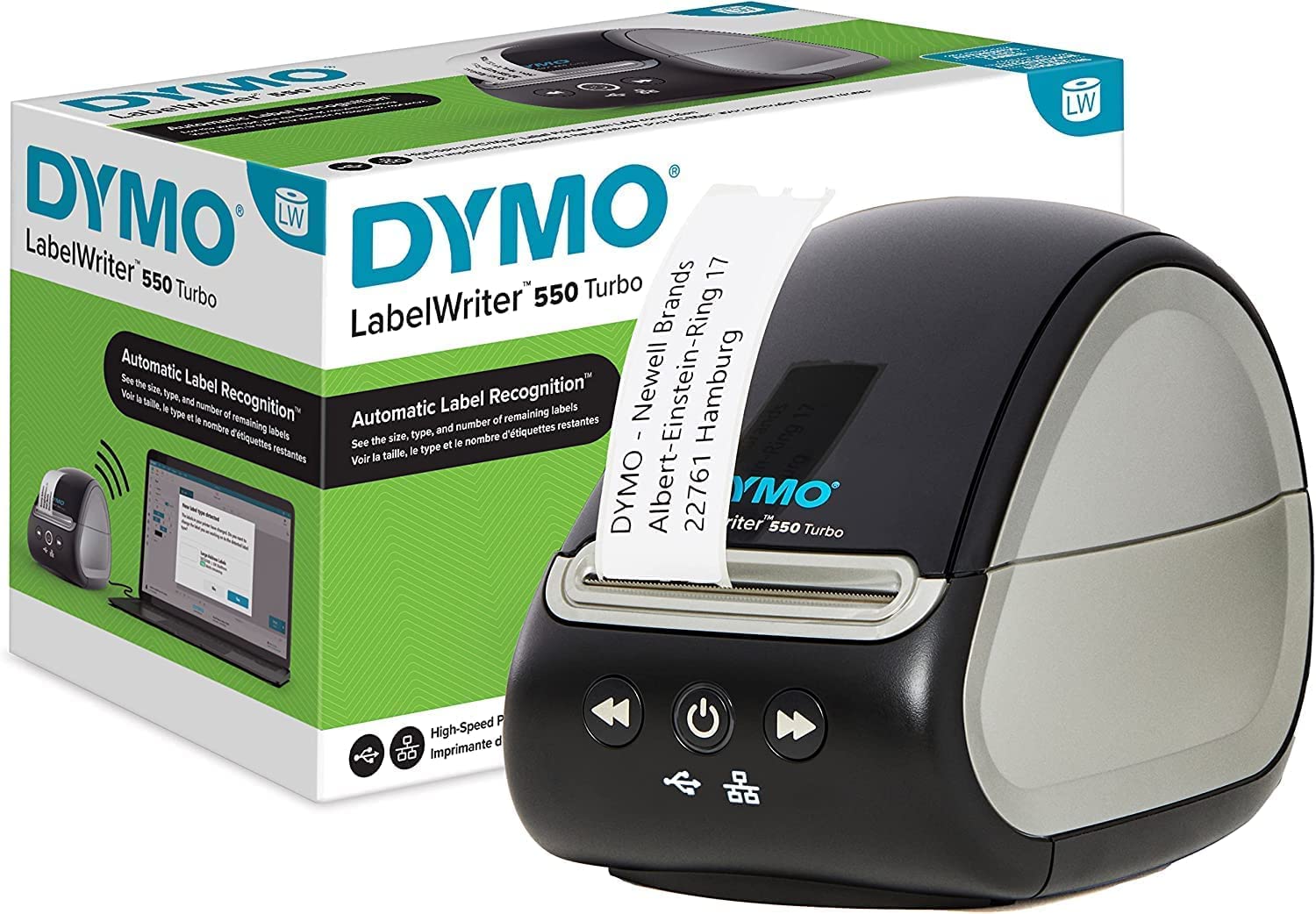 Rotuladora Dymo Labelwriter 550 Turbo 300 Dpi Usb/lan - Venta Internacional.