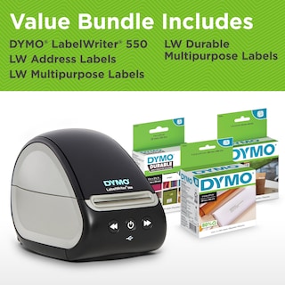 Foto 2 | Impresora De Etiquetas Dymo Labelwriter 550 Con 3 Rollos De Etiquetas - Venta Internacional.