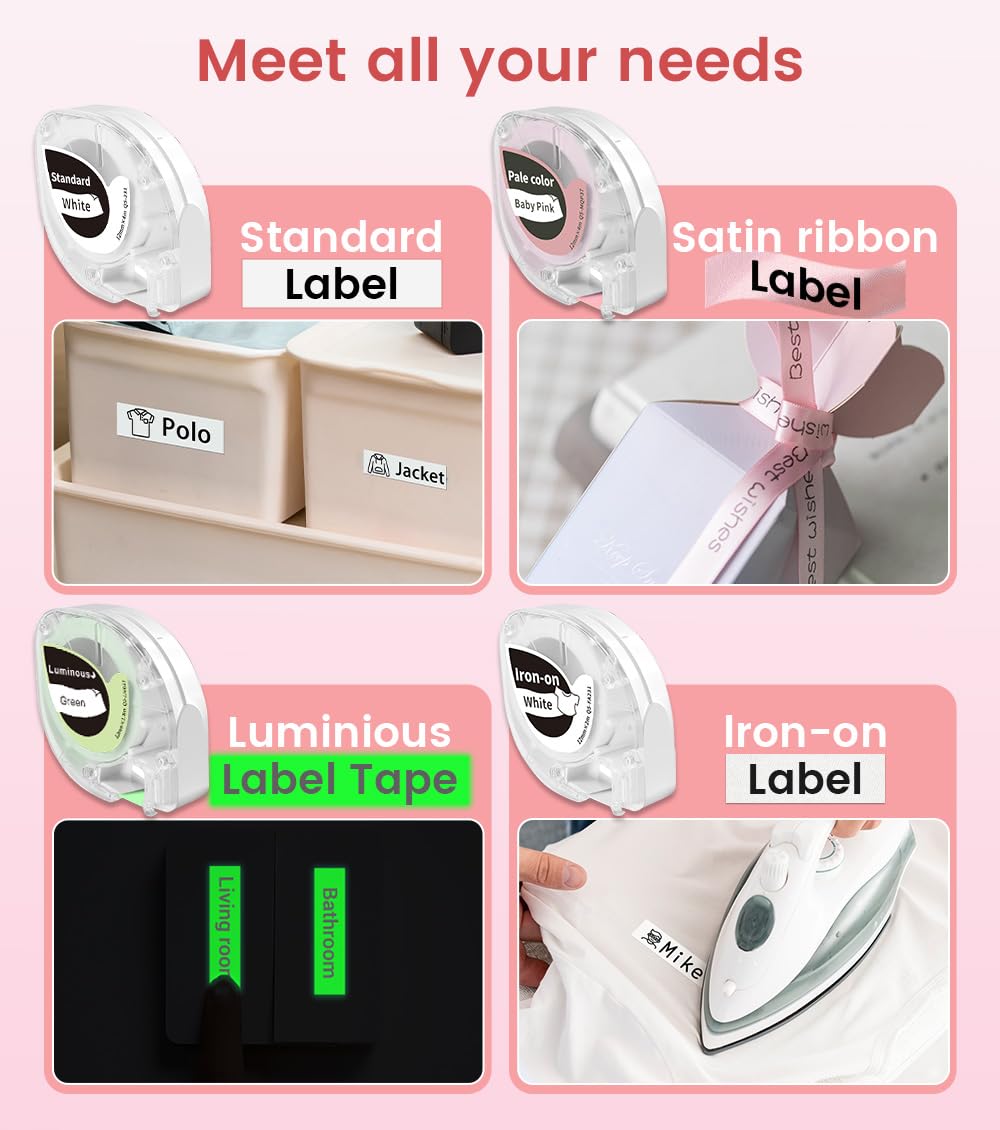 Foto 3 | Impresora Label Maker Phomemo P12 Con Cinta Bluetooth P12 - Venta Internacional.