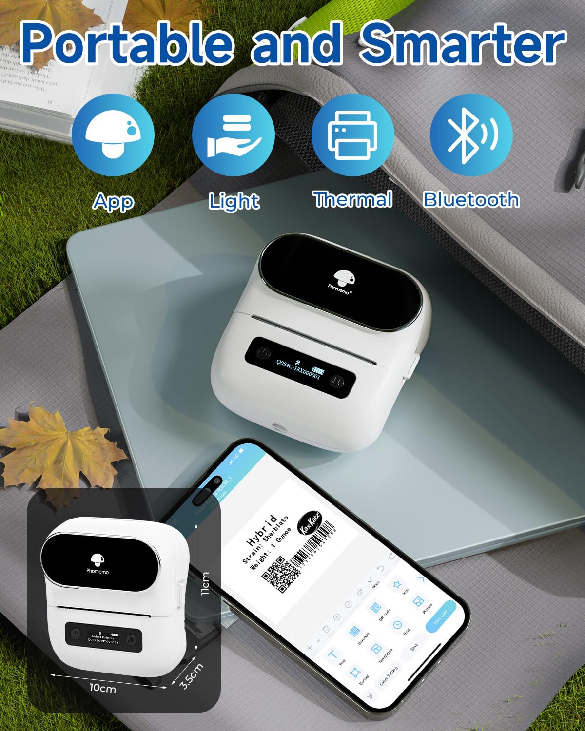 Foto 6 pulgar | Impresora Térmica De Etiquetas Phomemo M220 Bluetooth 3.14'' - Venta Internacional.
