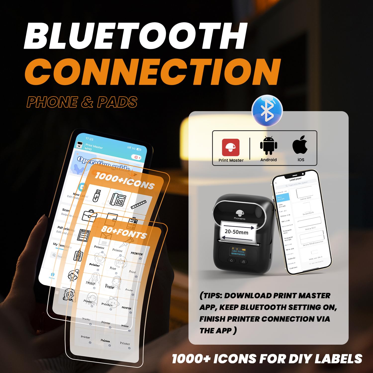 Foto 4 pulgar | Rotuladora Térmica Bluetooth Phomemo M110 Con 3 Rollos - Venta Internacional.
