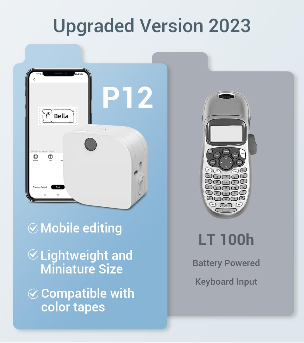 Foto 3 | Impresora Portátil Bluetooth Sin Tinta Label Maker Phomemo P12 - Venta Internacional.