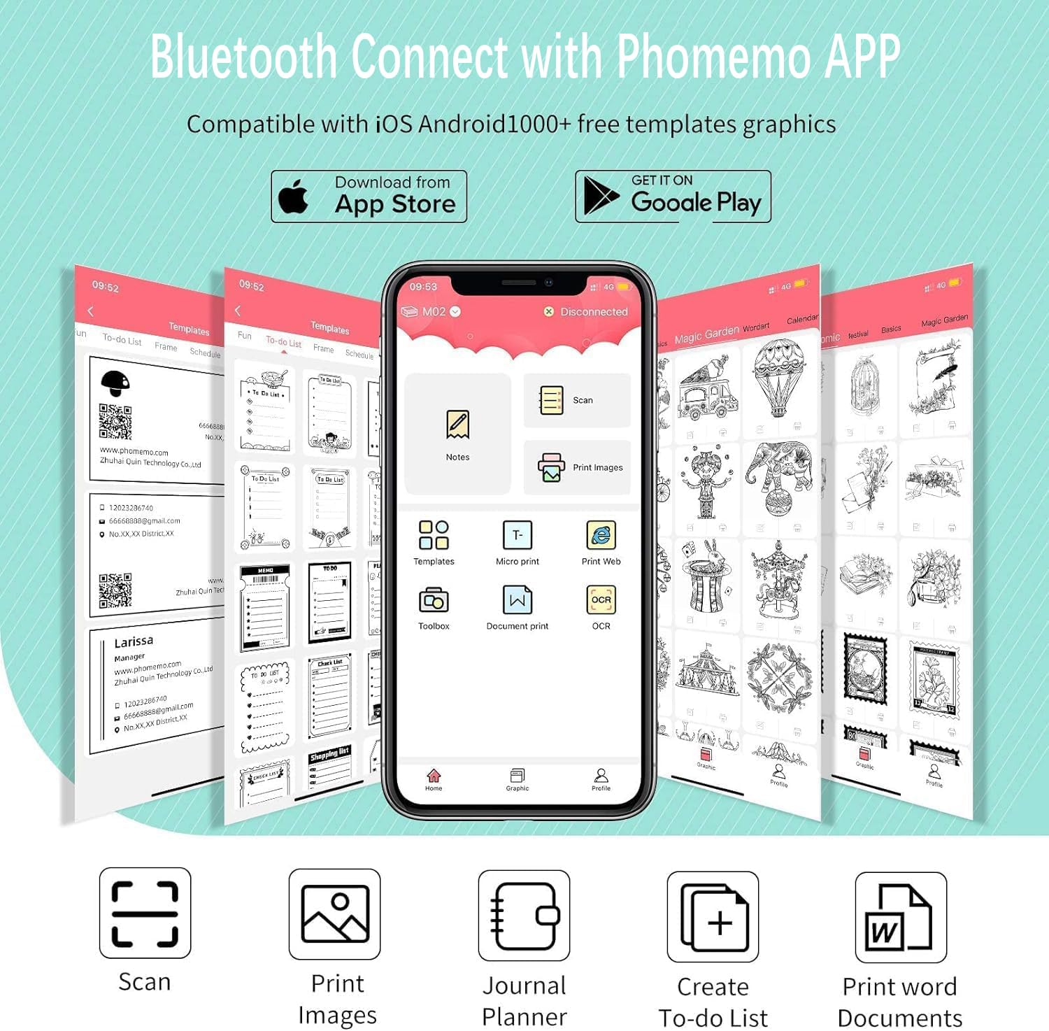 Foto 6 pulgar | Impresora Térmica Phomemo M02 Pocket Mini Sin Tinta Con Bluetooth - Venta Internacional.