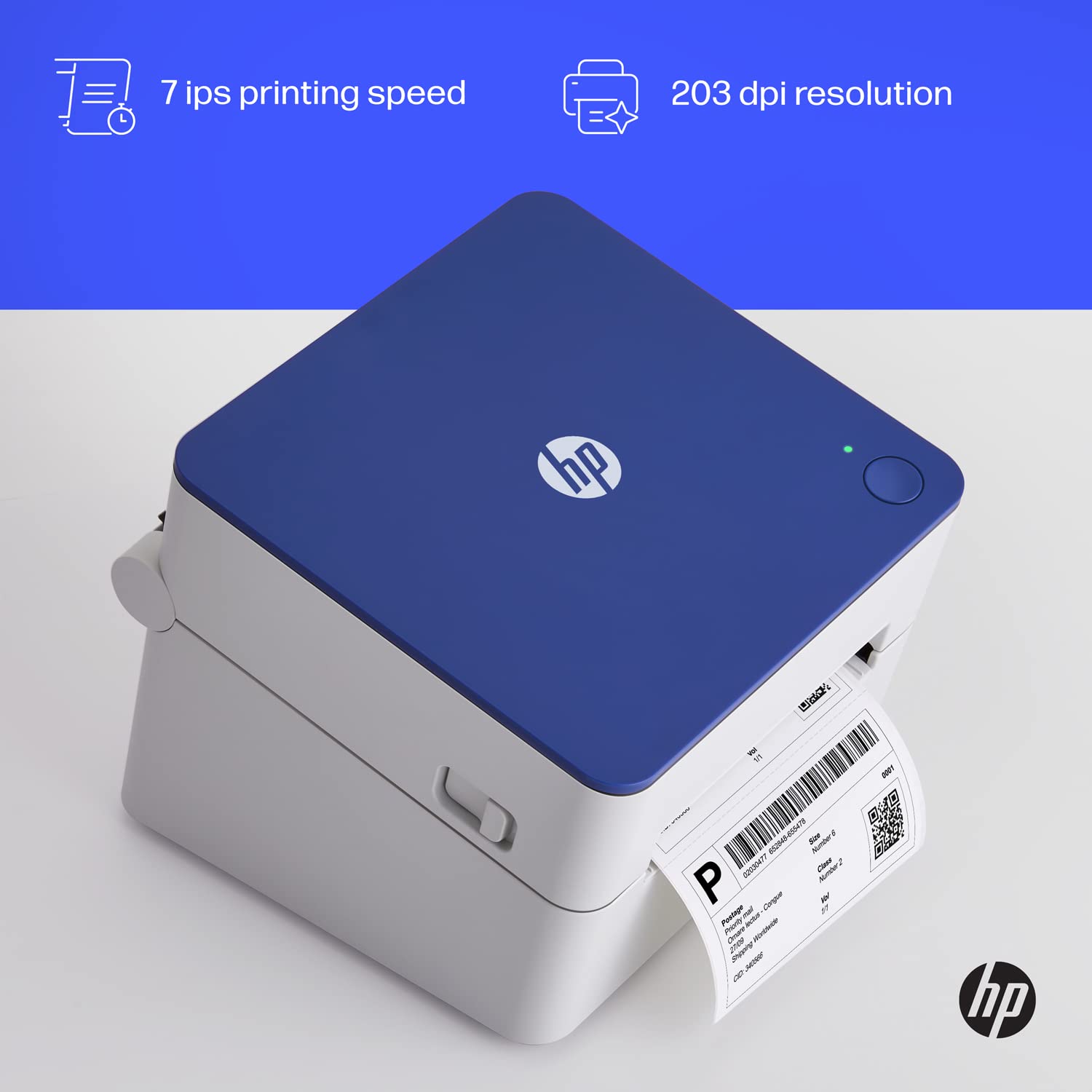Foto 3 pulgar | Impresora De Etiquetas De Envío Hp 4x6 Commercial Grade 203 Dpi - Venta Internacional.