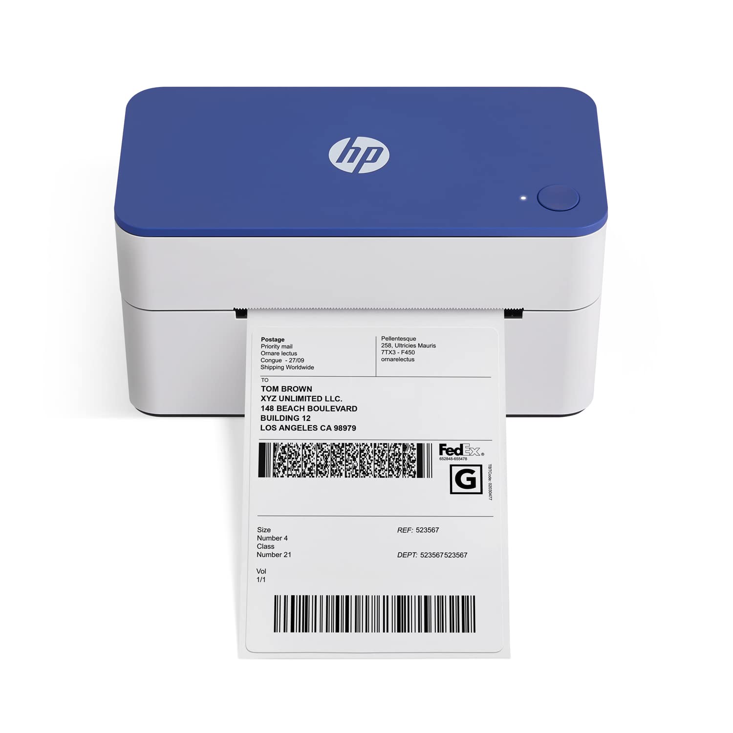 Impresora De Etiquetas De Envío Hp 4x6 Commercial Grade 300 Dpi - Venta Internacional.