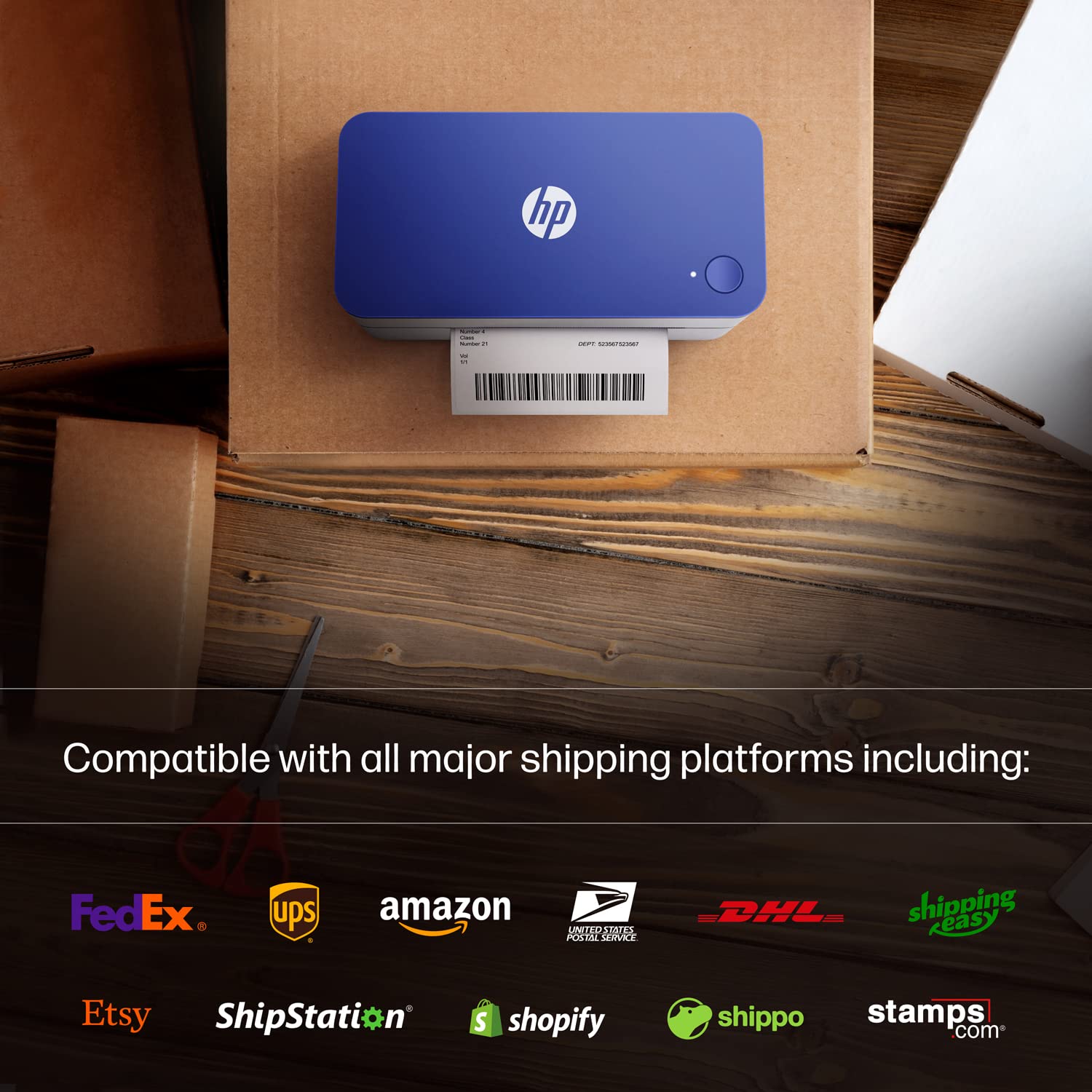 Foto 5 | Impresora De Etiquetas De Envío Hp 4x6 Commercial Grade 300 Dpi - Venta Internacional.
