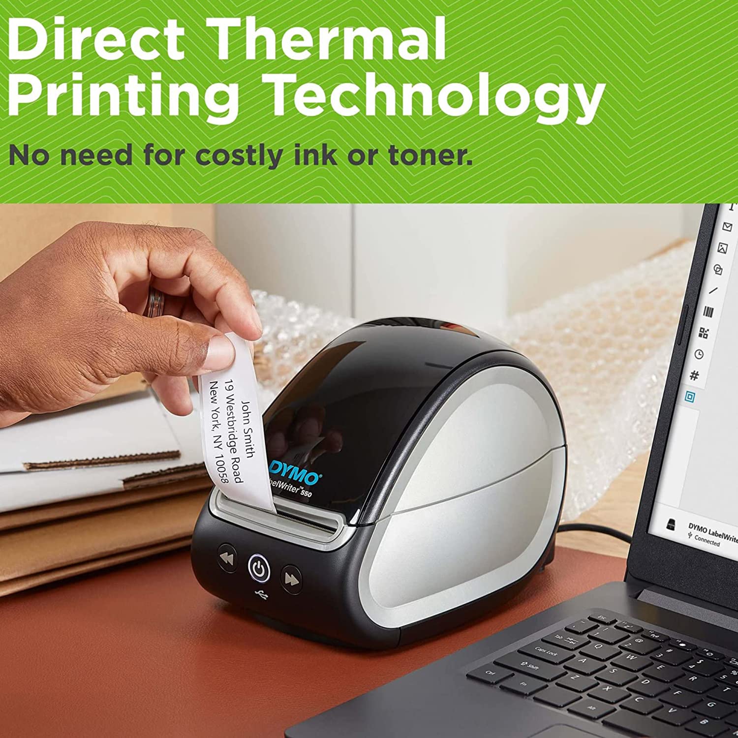 Foto 8 pulgar | Impresora De Etiquetas Dymo Labelwriter 550 Usb Direct Thermal - Venta Internacional.