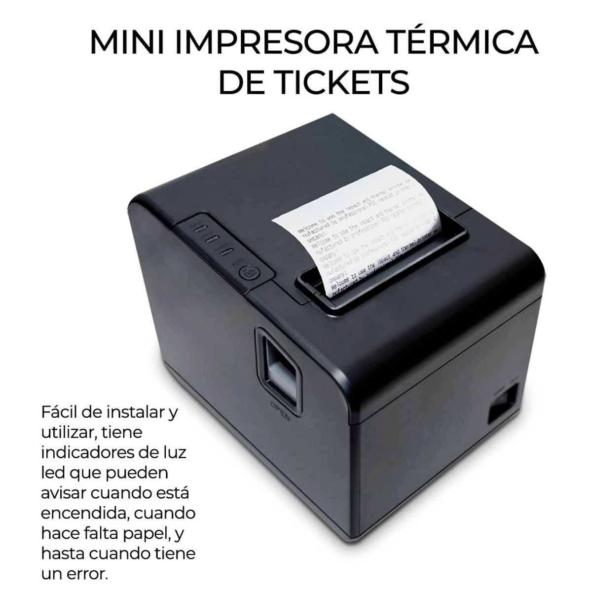 Foto 2 | Impresora de Tickets Elegate Térmica