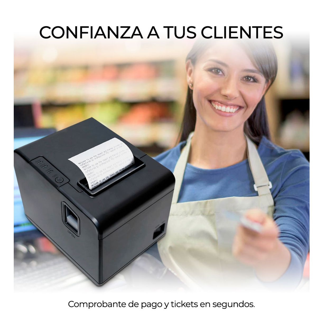 Foto 4 | Impresora de Tickets Elegate Térmica