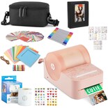 Impresora Hp Sprocket Panorama Instant Portable Rosa + Bundle - Venta Internacional