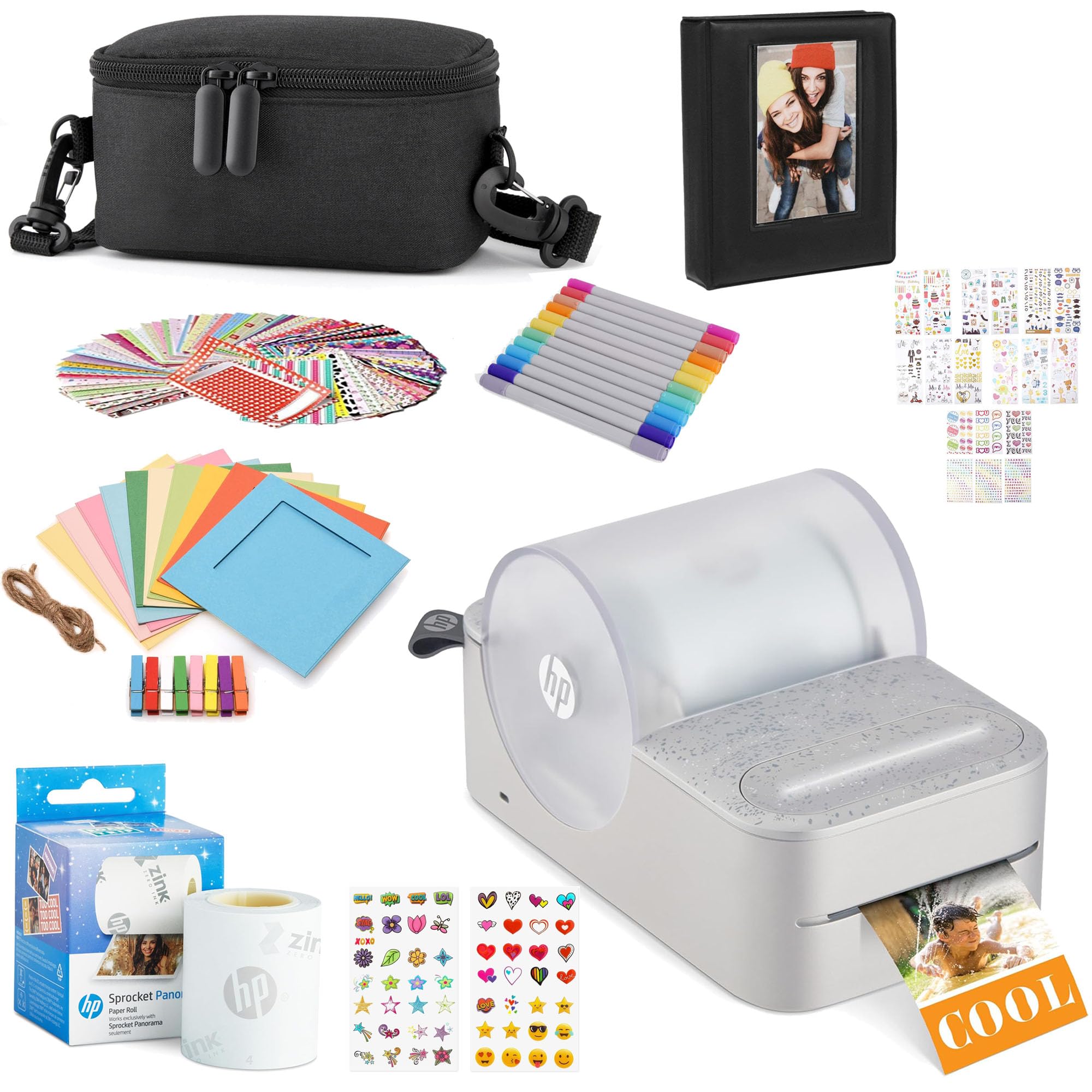 Foto 2 pulgar | Impresora Hp Sprocket Panorama Instant Portable Gris con Paquete - Venta Internacional