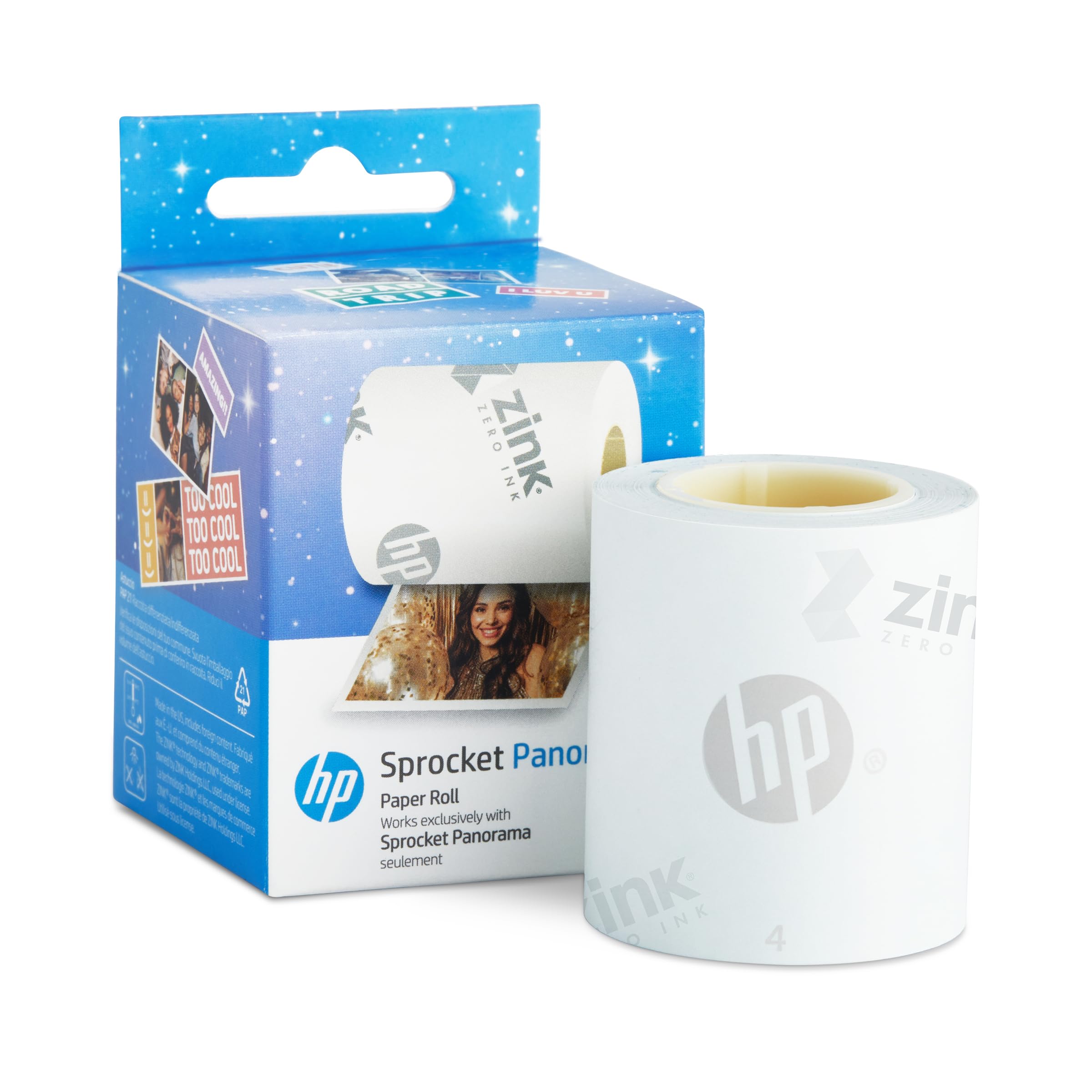 Foto 3 pulgar | Impresora Hp Sprocket Panorama Instant Portable Gris con Paquete - Venta Internacional