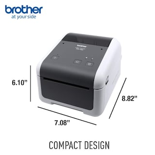 Foto 3 | Impresora Térmica De Códigos De Barras Y Etiquetas De Escritorio Brother Td4410d - Venta Internacional.