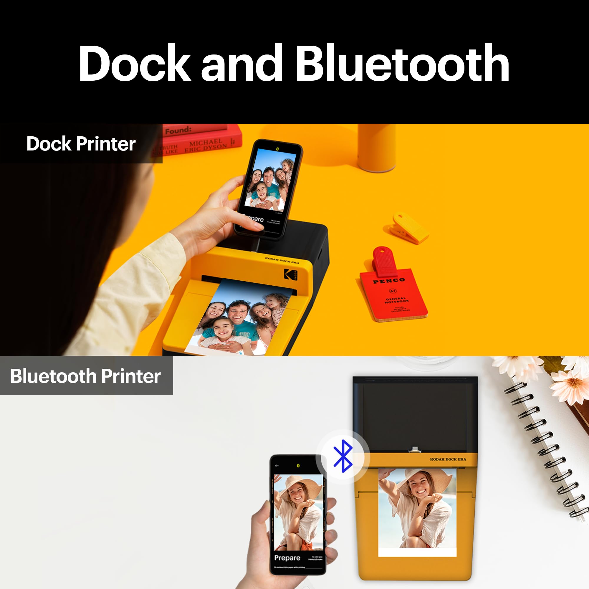 Foto 4 pulgar | Impresora Fotográfica Kodak Dock Era Plus 4pass Portátil Con Accesorios - Venta Internacional.