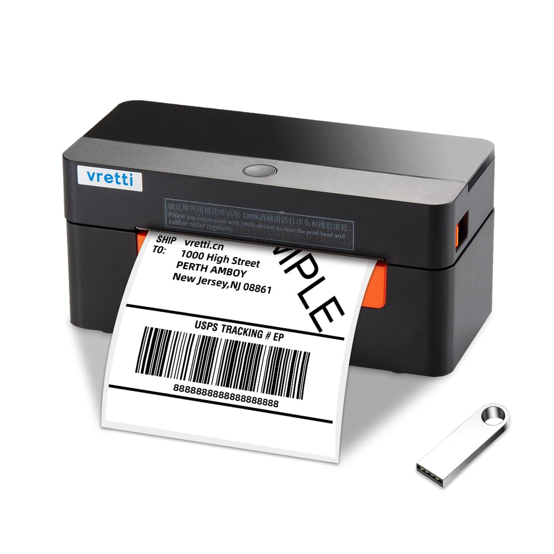 Foto 2 pulgar | Impresora Térmica De Etiquetas De Envío Vretti 4x6 Desktop Usb - Venta Internacional.