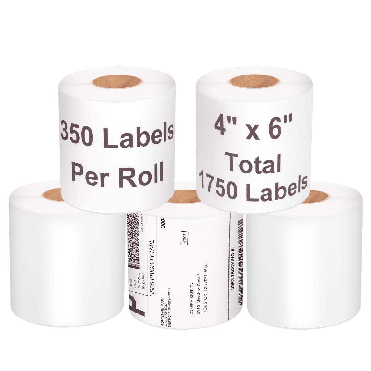 Etiquetas Térmicas Para Envíos Gameexcel 4x6 1750, 5 Rollos - Venta Internacional.