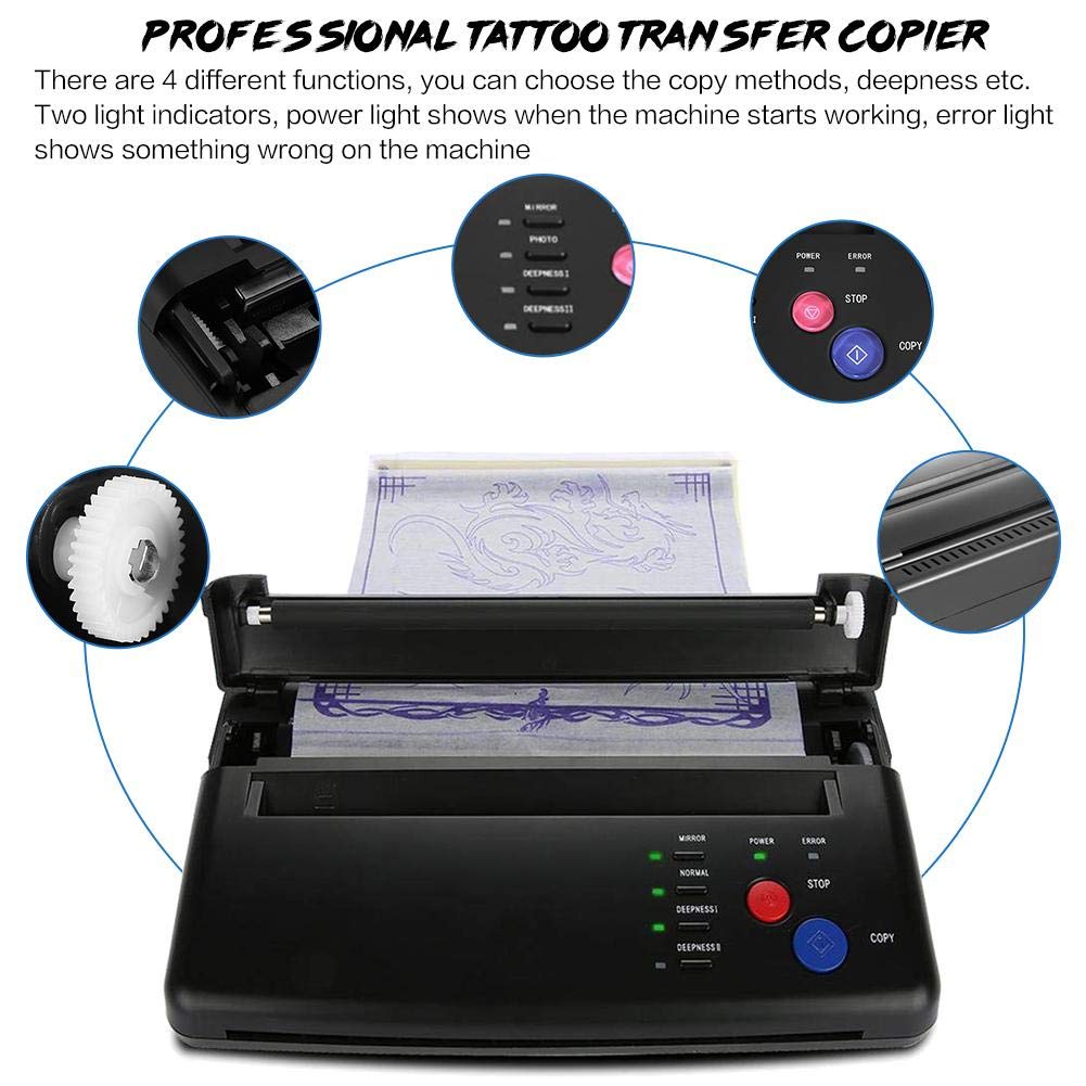 Foto 7 pulgar | Impresora De Transferencia De Tatuajes Filfeel Stencil Thermal A4 - Venta Internacional.