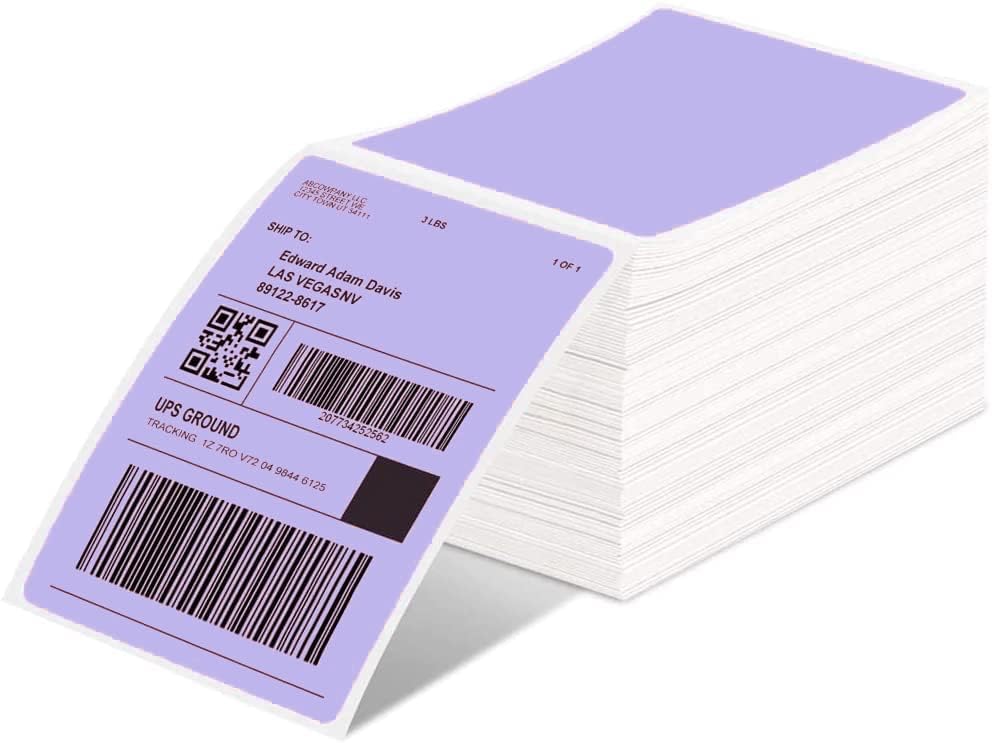 Foto 5 pulgar | Etiquetas Térmicas Phomemo 4x6 500 Piezas Moradas Para Impresora De Envío - Venta Internacional.