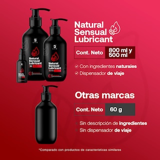Foto 2 | Lubricante Íntimo A Base De Agua 500ml. Sin Aromas Con Ingredientes Naturales. B Life.