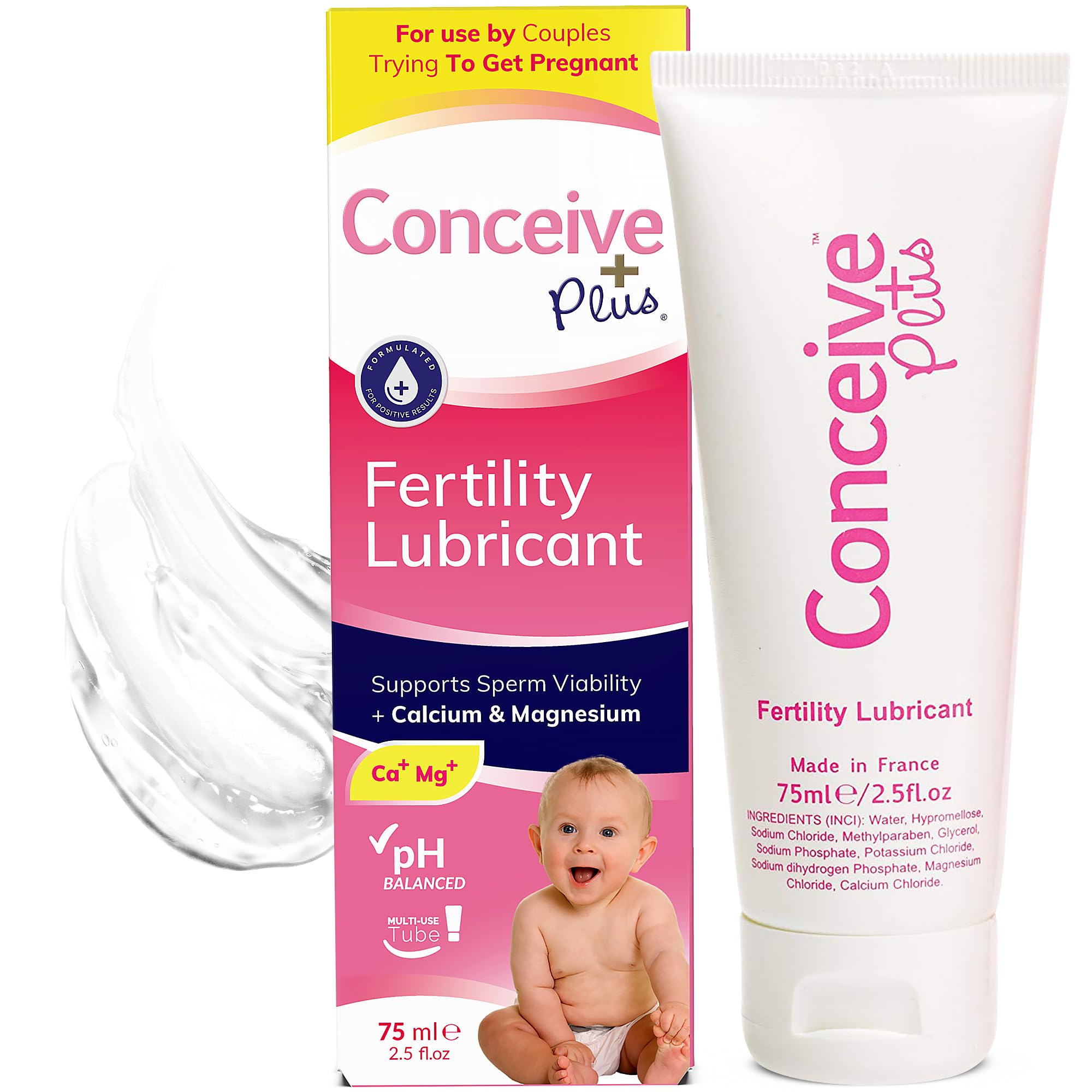 Foto 2 pulgar | Lubricante De Fertilidad Conceive Plus Para Parejas, Tubo De 75 Ml - Venta Internacional.