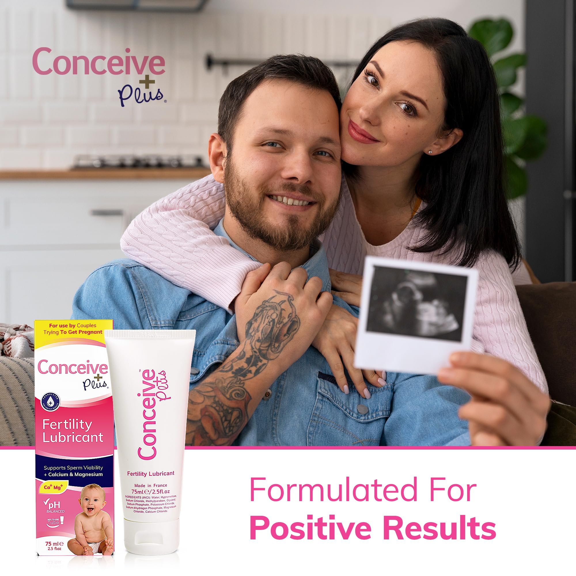 Foto 3 pulgar | Lubricante De Fertilidad Conceive Plus Para Parejas, Tubo De 75 Ml - Venta Internacional.