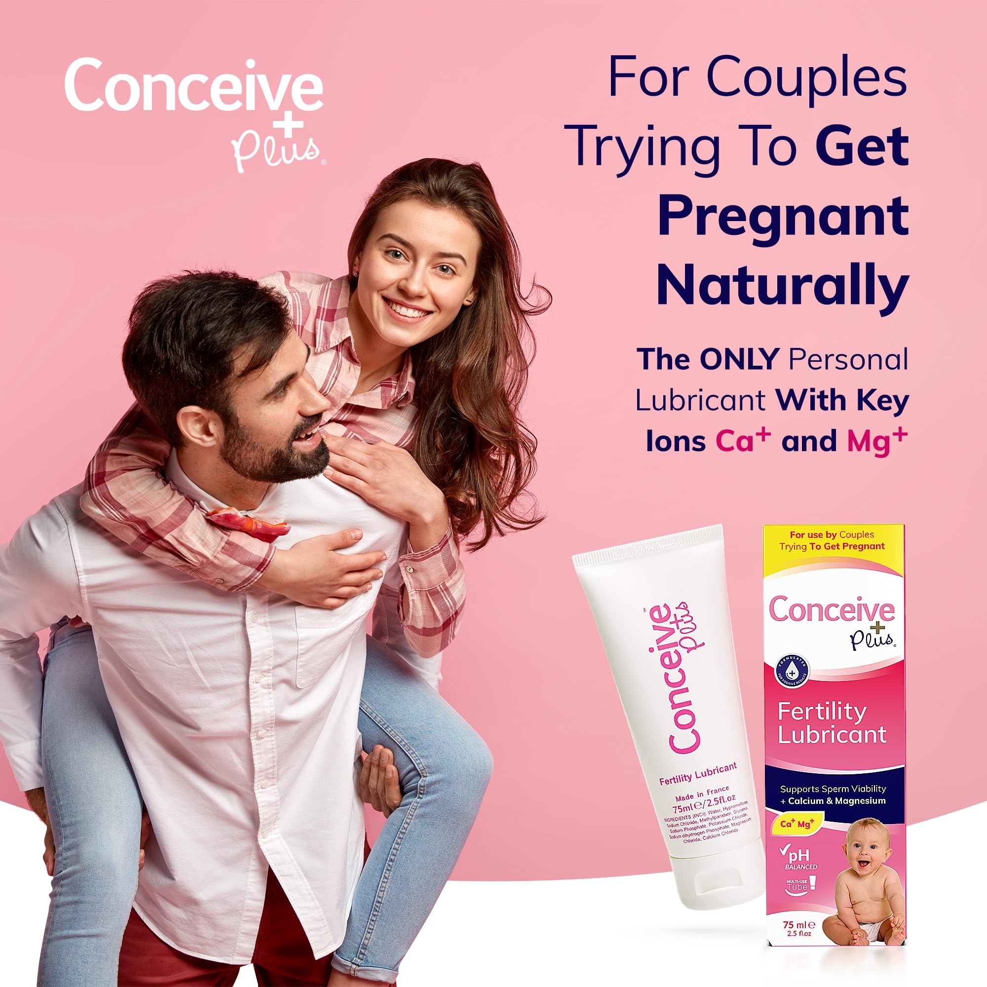Foto 6 | Lubricante De Fertilidad Conceive Plus Para Parejas, Tubo De 75 Ml - Venta Internacional.