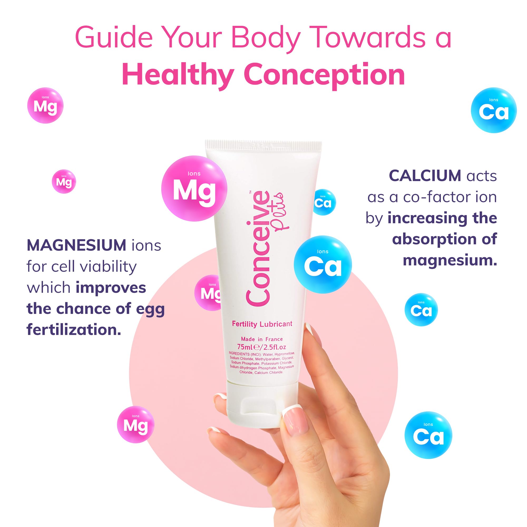 Foto 8 pulgar | Lubricante De Fertilidad Conceive Plus Para Parejas, Tubo De 75 Ml - Venta Internacional.
