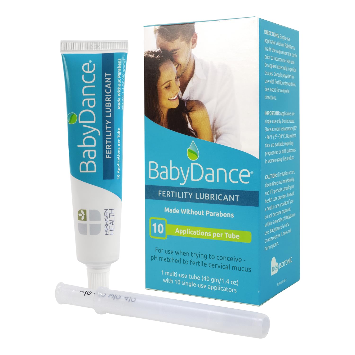 Foto 2 pulgar | Lubricante De Fertilidad Fairhaven Health Babydance 40 G Con Aplicadores - Venta Internacional.