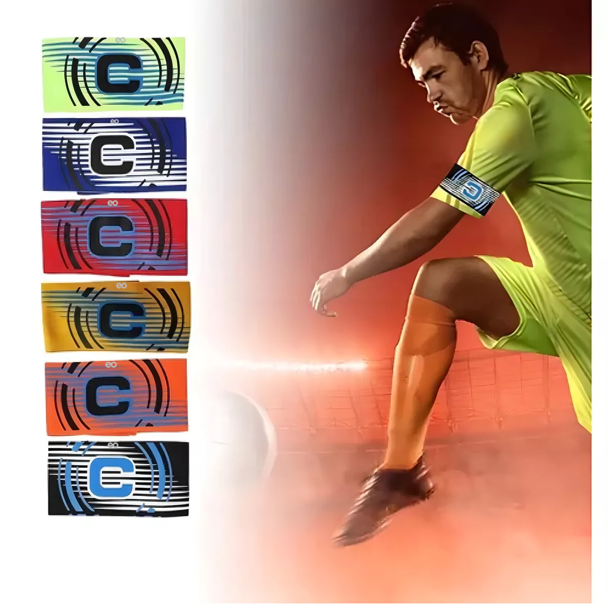Foto 3 pulgar | Bandas De Capitán Elásticas Para Fútbol Y Rugby, 5 Uds Eo Safe Imports Esi-15403-1 Multicolor