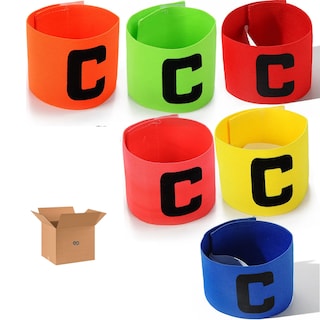 Foto 1 | Brazalete Bandas De Capitán Elásticas Para Fútbol 6pceo Safe Importsesi-20414 Multicolor