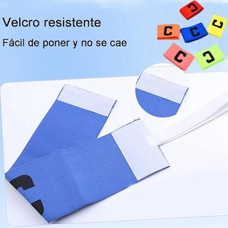 Foto 4 | Brazalete Bandas De Capitán Elásticas Para Fútbol 6pceo Safe Importsesi-20414 Multicolor