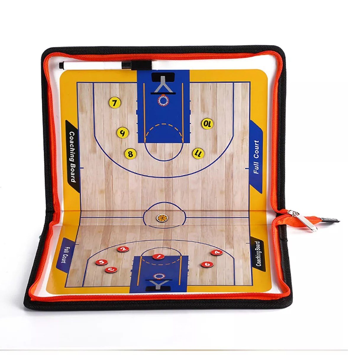 Foto 5 pulgar | Tablas Tácticas De Basquetbol Imantada Con Marcador Y Fichas Eo Safe Imports Esi-13987 Negro