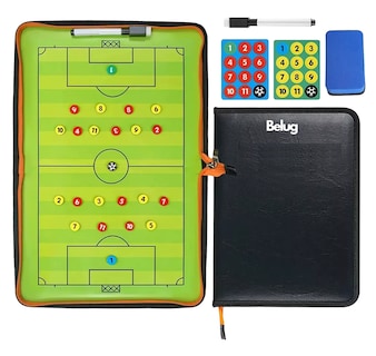 Foto 1 | Tablas Tácticas De Soccer Imantada Con Marcador Y Fichas, Belug Verde/negro