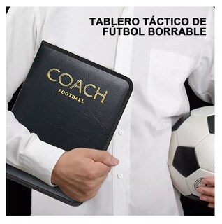 Foto 5 | Tablas Tácticas De Soccer Lab.g Imantada Con Marcador Y Fichas, Verde/negro