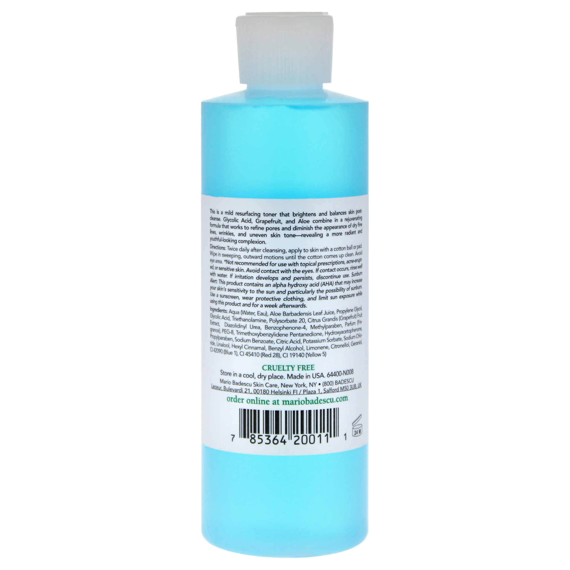 Foto 3 | Tonificador Mario Badescu Con Ácido Glicólico 236 Ml Para Unisex - Venta Internacional.