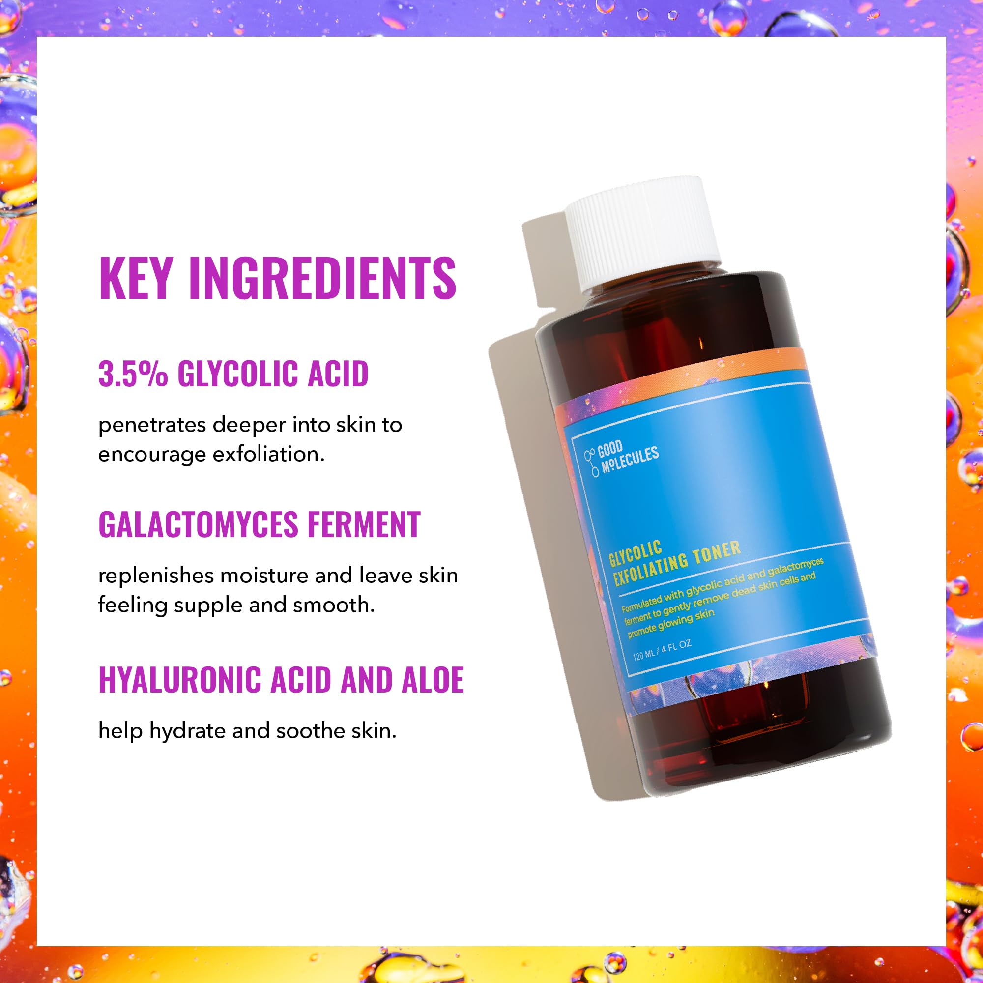 Foto 4 pulgar | Tónico Facial Good Molecules Exfoliante Glicólico 120 Ml - Venta Internacional.