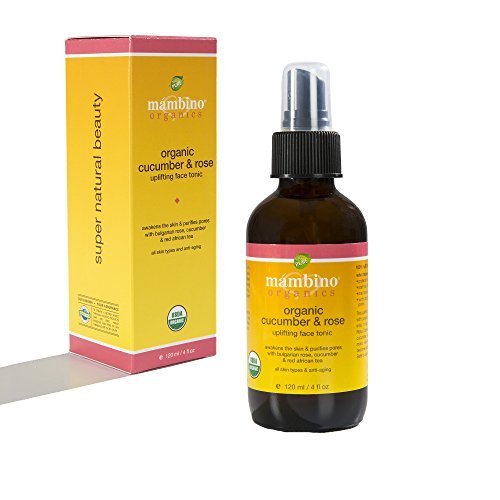 Bruma Facial Mambino Organics Equilibrante Con Agua De Rosas Y Pepino, 120 Ml - Venta Internacional.