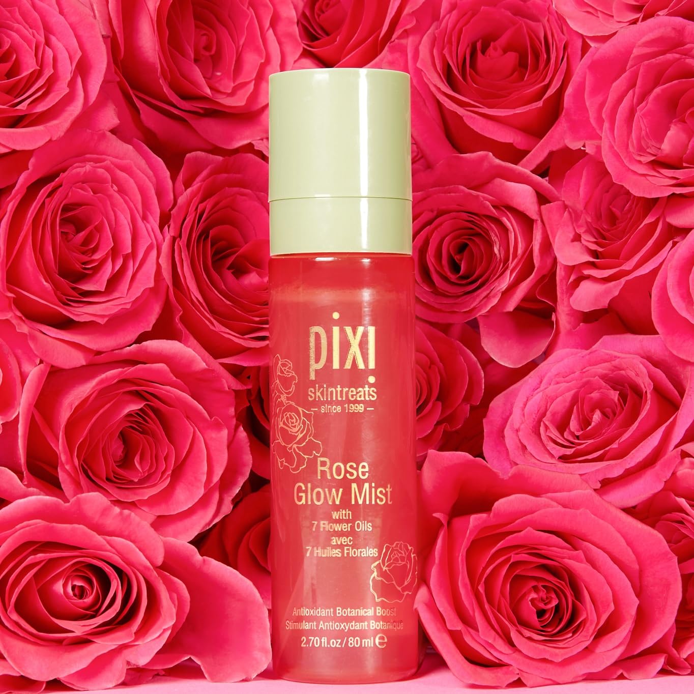 Foto 3 pulgar | Facial Mist Pixi Rose Glow Mist Con Aceite De Rosa, Argán Y Aguacate - Venta Internacional.