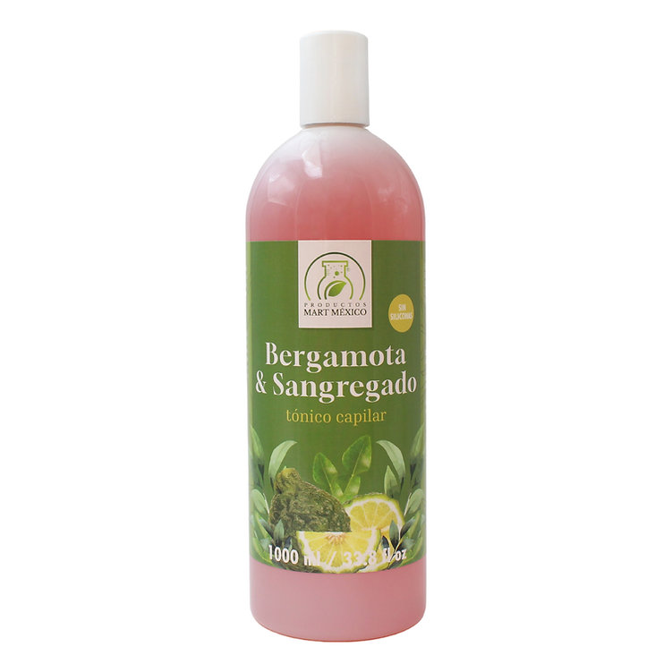 Tónico Capilar De Bergamota & Sangregado Hidrata - Regenera
Productos Mart 1 Litro