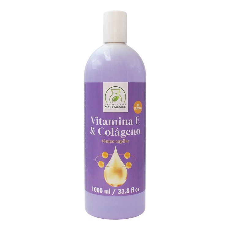 Tonico Capilar De Vitamina E & Colágeno Protector 
Productos Mart 1 Litro