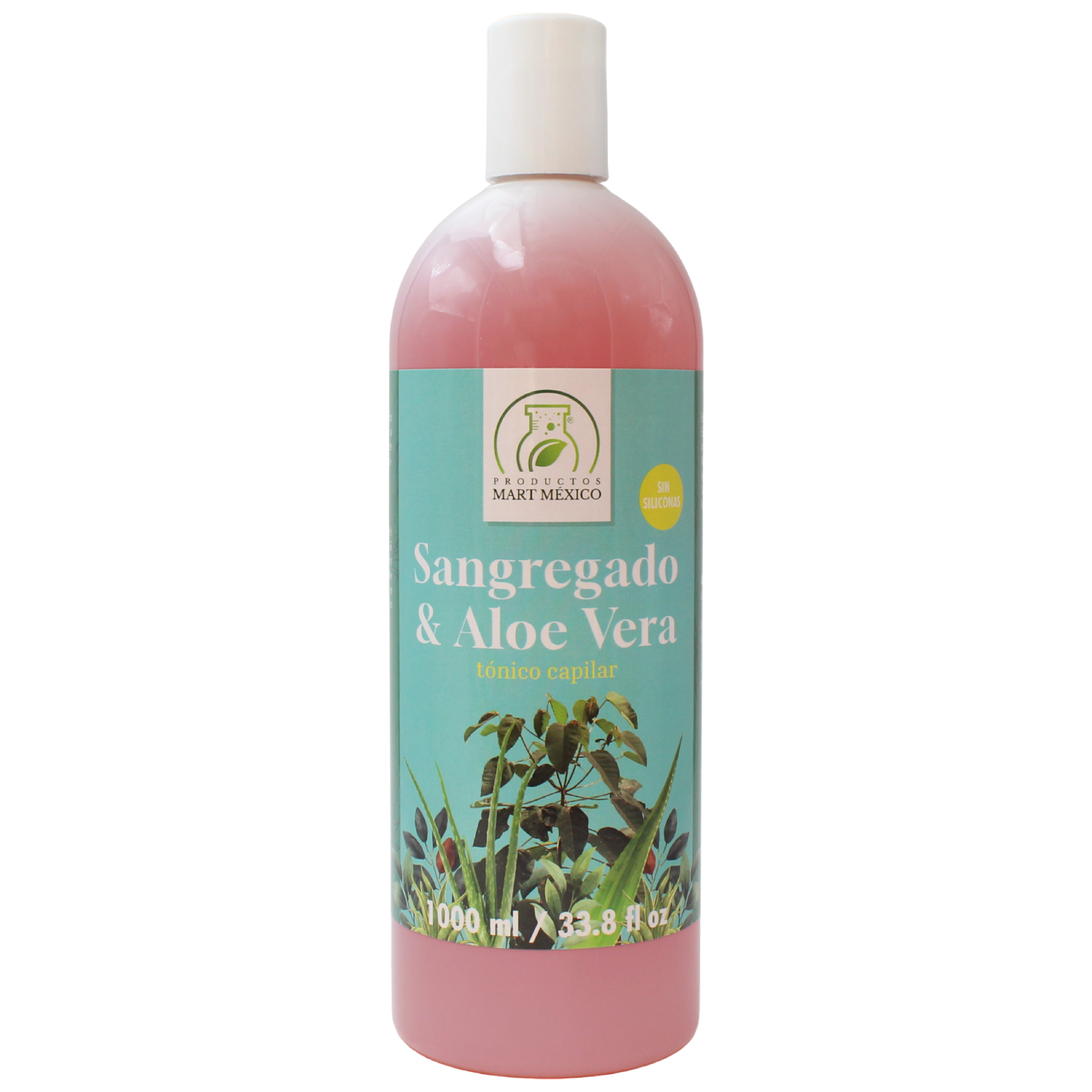 Tónico Capilar De Sangregado & Aloe Vera Refresca 
Productos Mart 1 Litro