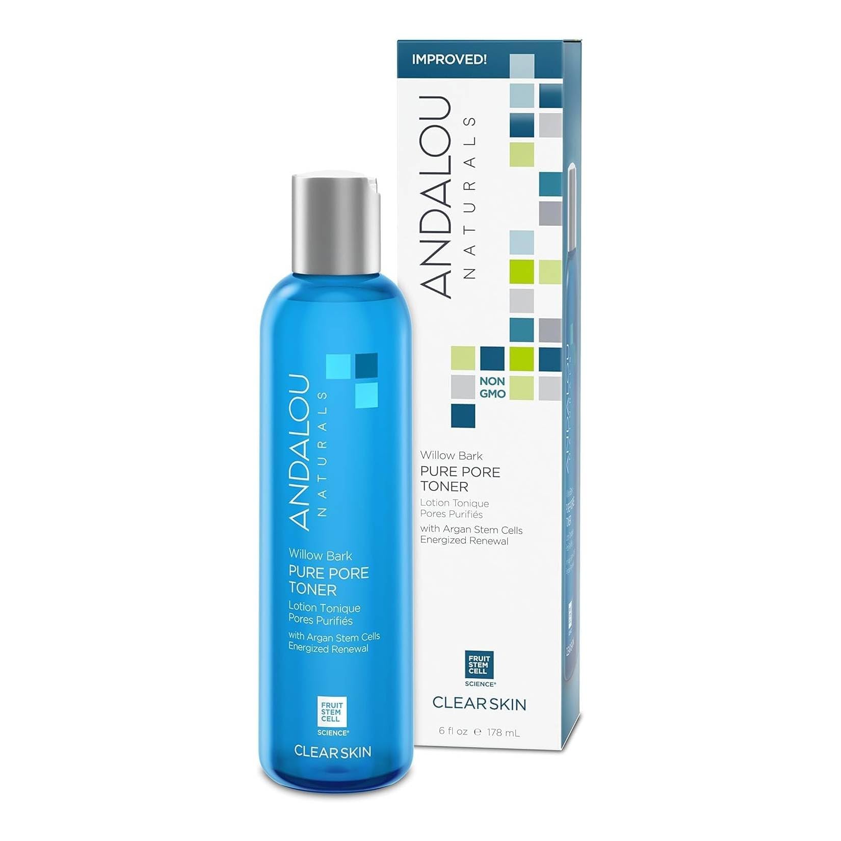 Foto 2 pulgar | Tónico Andalou Naturals Willow Bark Pure Pore 180 Ml Para Piel Grasa - Venta Internacional.