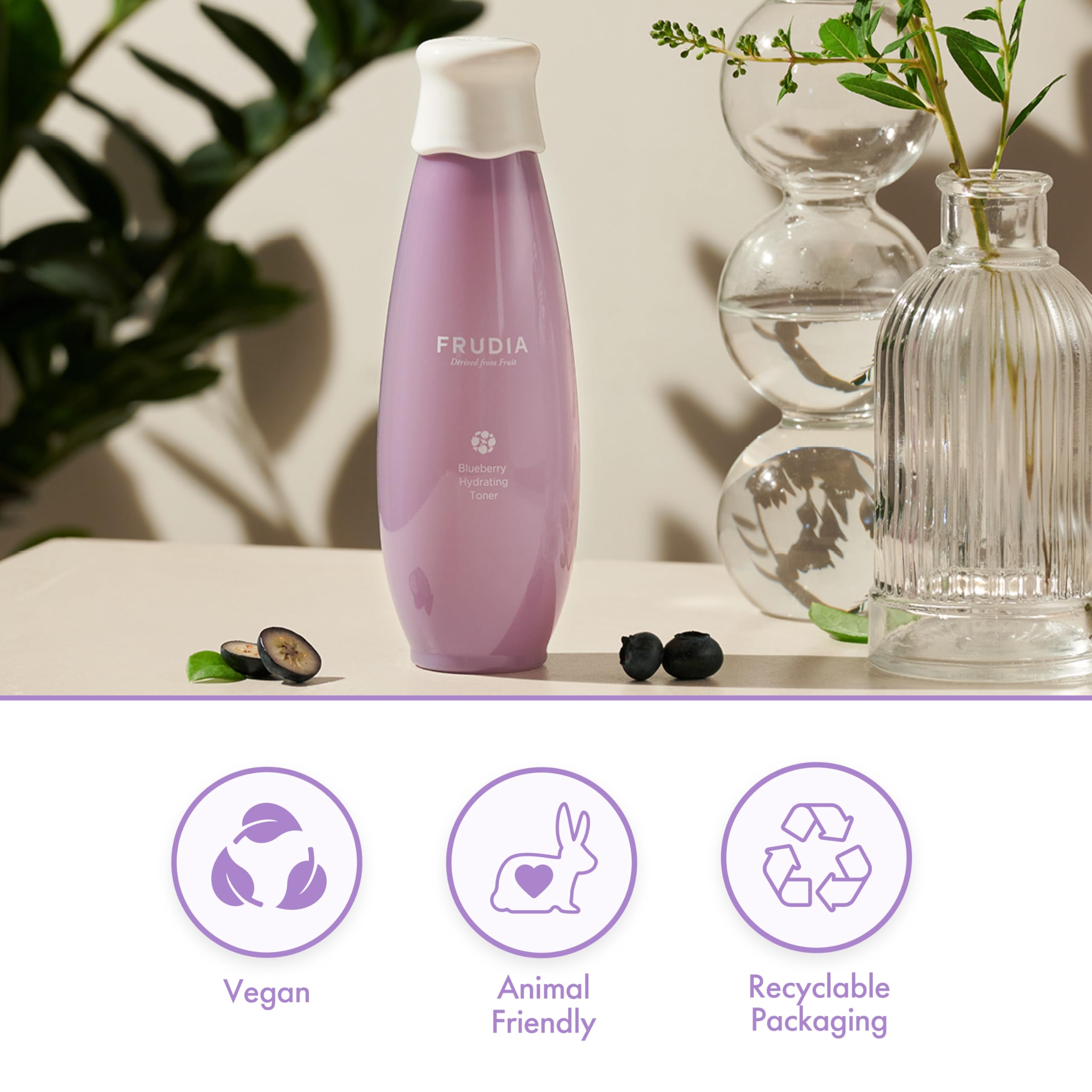 Foto 4 | Tónico Facial Frudia Blueberry Hydrating 195 Ml Con 88% De Extracto - Venta Internacional.