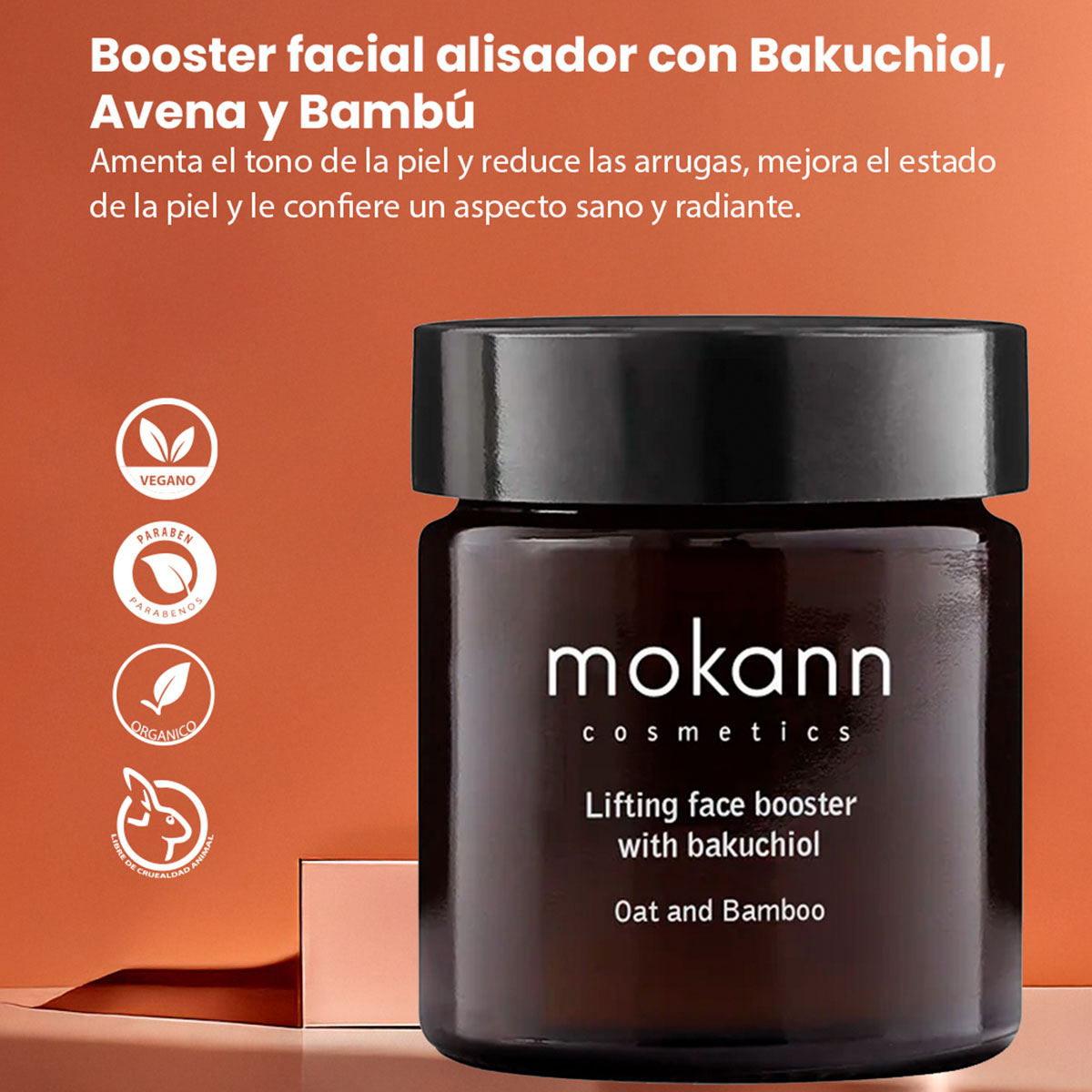 Foto 4 | Potenciador Facial Mokann Bakuchiol Efecto Reafirmante 30ml